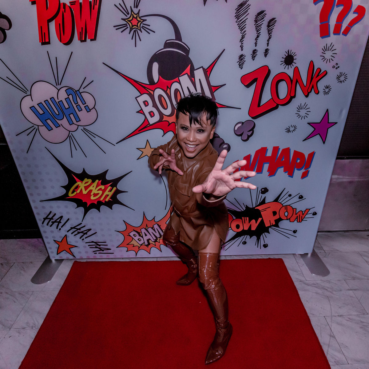 Photo booth at a Las Vegas sweet 16 event